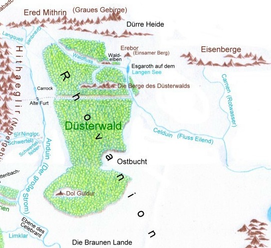 D&uuml;sterwald und Umgebung