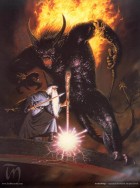 Balrog vs. Gandalf
