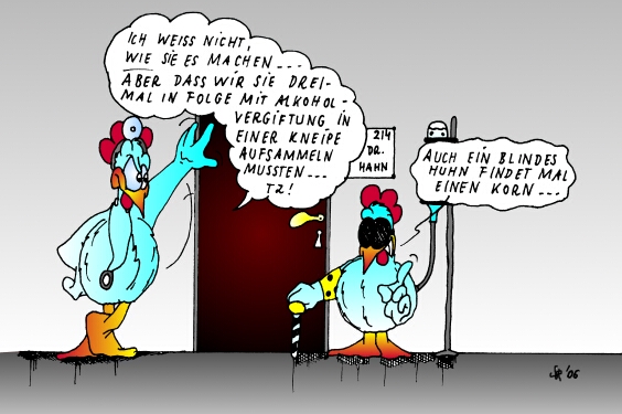 BLINDES HUHN