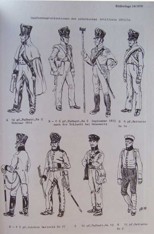 Knötel preuß Artillerie 1813/14
