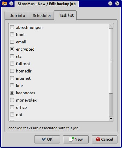 Job tasks