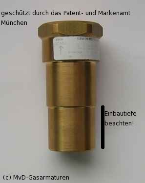 Gasströmungswächter
