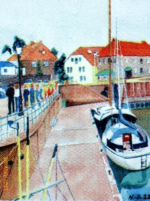 Hooksieler Hafen Siebdruck