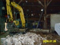 So der Schutt ist fast weg