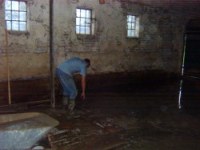 Jens sieht schon fast aus wie Beton