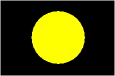 schwarz-gelbe Flagge