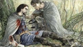 Boromir, von Pfeilen verwundet