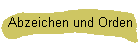 Abzeichen und Orden