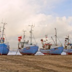 Schiffe am Strand