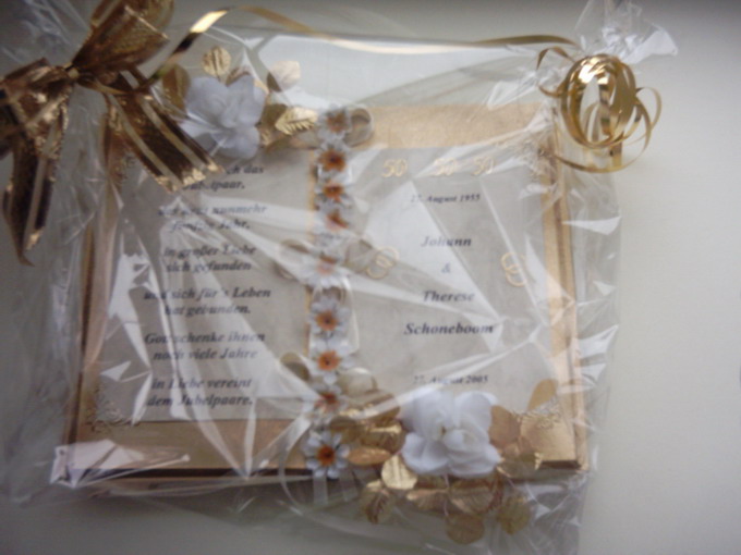 geschenkideen goldhochzeit
